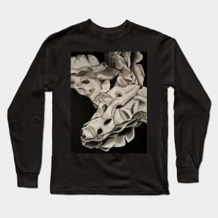 Abstracted Skull Long Sleeve T-Shirt